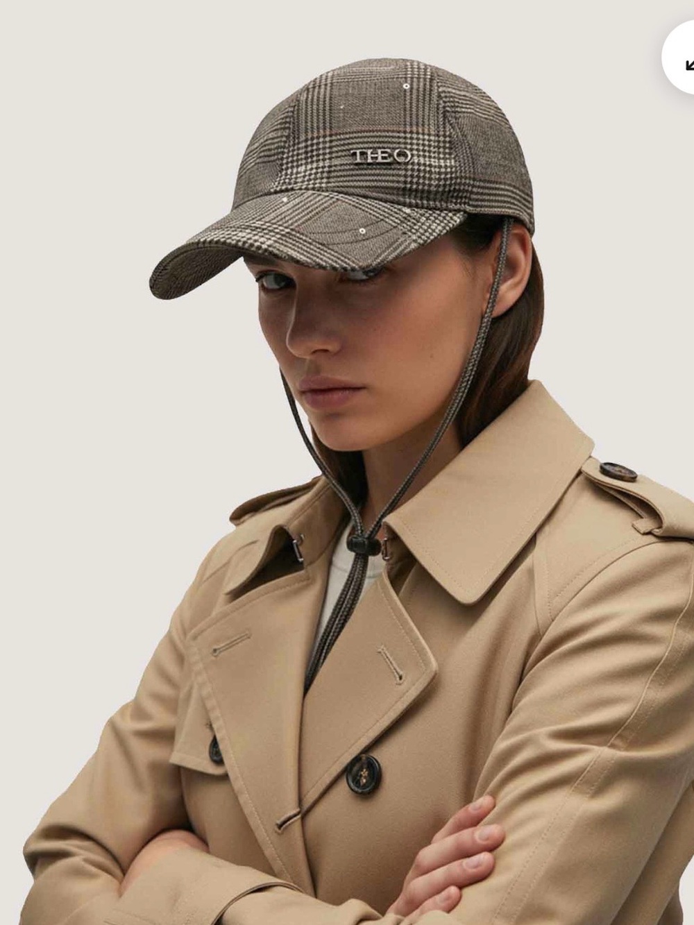 THEO EUDORA PETASOS MESSENGER CAP